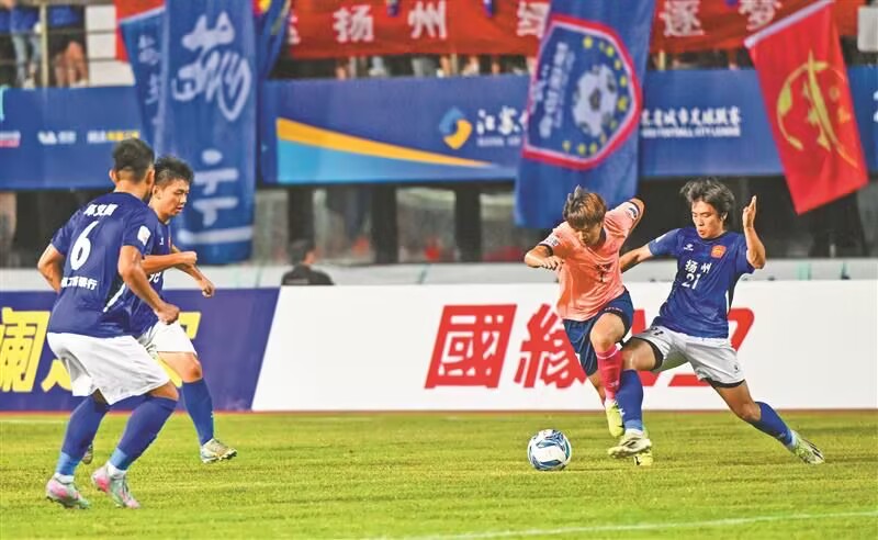 無錫客場戰勝揚州全取三分